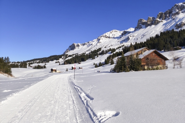 Loin des pistes de ski à Lenzerheide