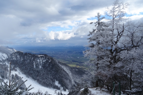 Montagne de Granges: randonnée en raquettes