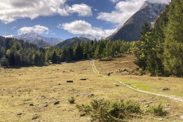 Über eine Moräne im Val Ferret