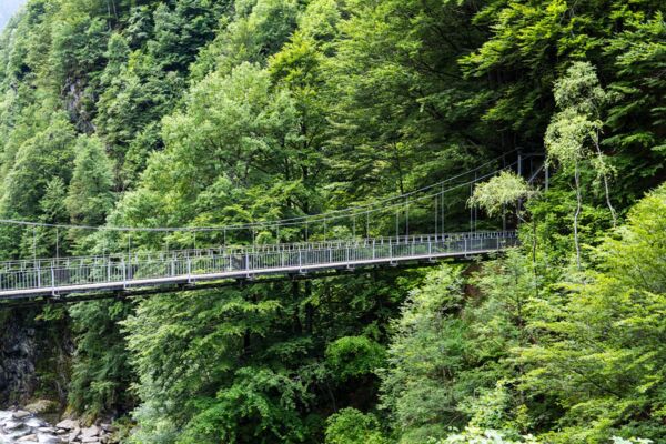 Lungo sentieri deserti nella verde Valle di Vergeletto