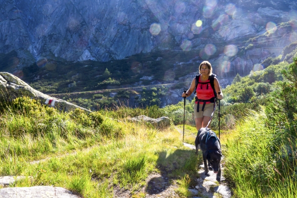 Entre agitation et calme au col du Grimsel