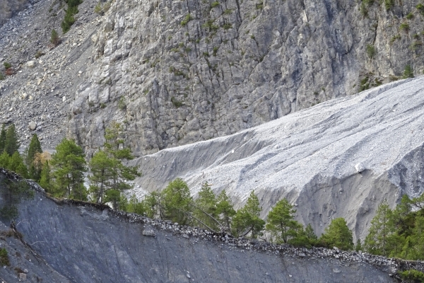 Dégâts dus aux intempéries dans le Val S-charl