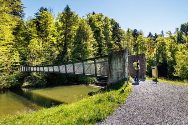 Frühlingswanderung durch Moränenlandschaft