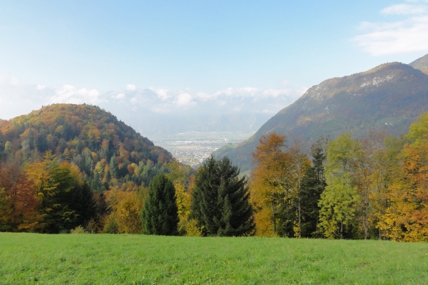 Sur le Sentier du Sel à Bex