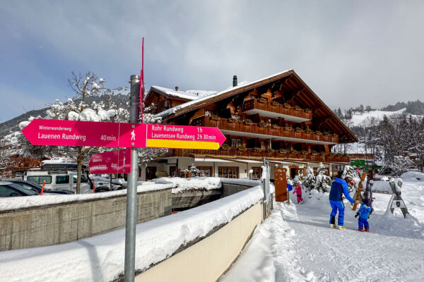 Winteridylle bei Gstaad