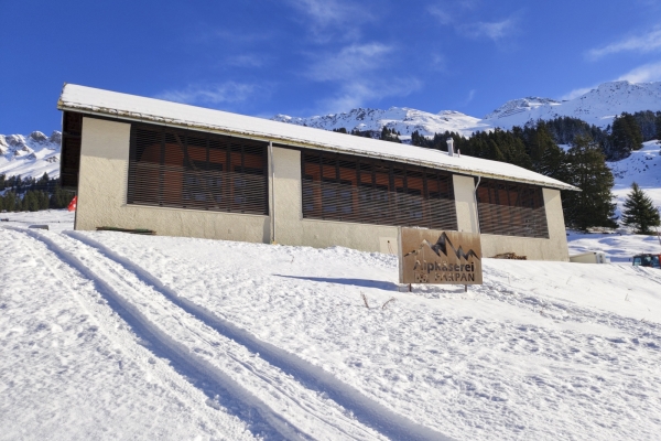 Loin des pistes de ski à Lenzerheide