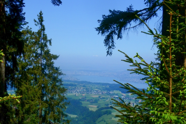 Auf dem Panoramaweg Ägerital