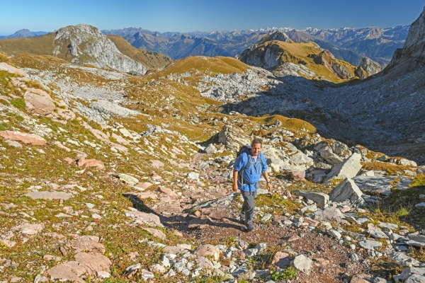 Im Chablais zu den Cornettes de Bise