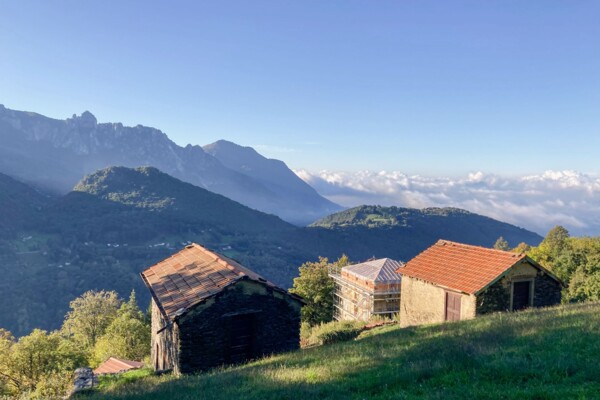 Rocce montonate nel Ticino meridionale