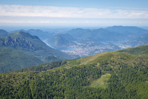 Einfache Gratroute über dem Val Colla