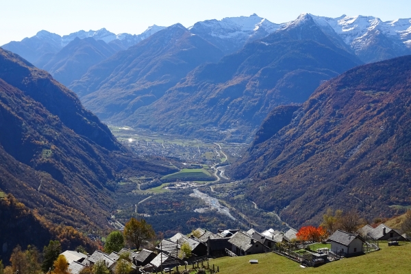 Parcours en boucle dans le Val Malvaglia