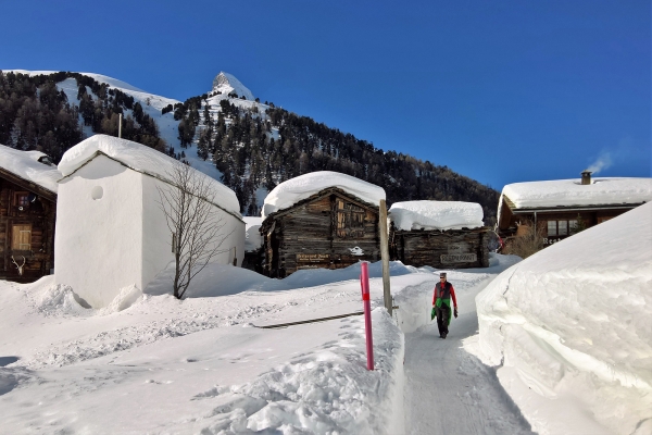 De Zermatt au hameau d’alpage Zmutt