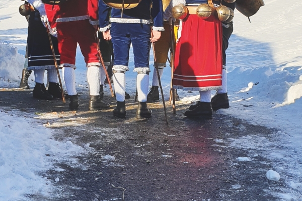 Unterwegs um Urnäsch am alten Silvester