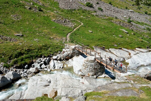 Pont primé dans le Val Sumvitg