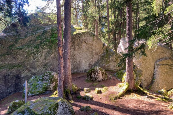 Über eine Moräne im Val Ferret