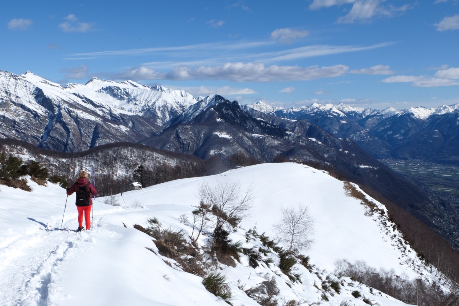 Vue sur les montagnes tessinoises, en direction de la Capanna Lo Stallone. Photos: Elsbeth Flüeler