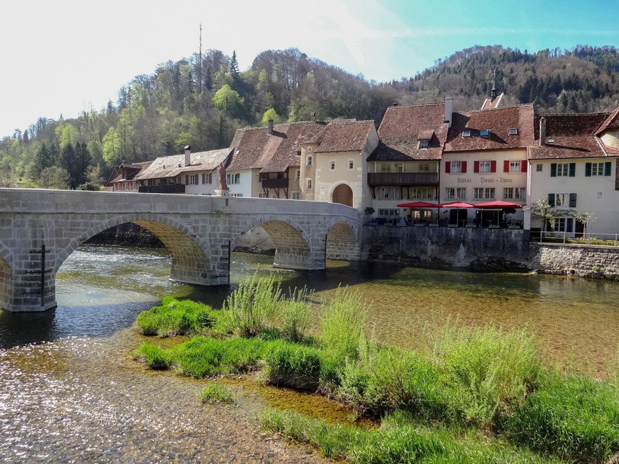 St-Ursanne, une cité historique de grande beauté.