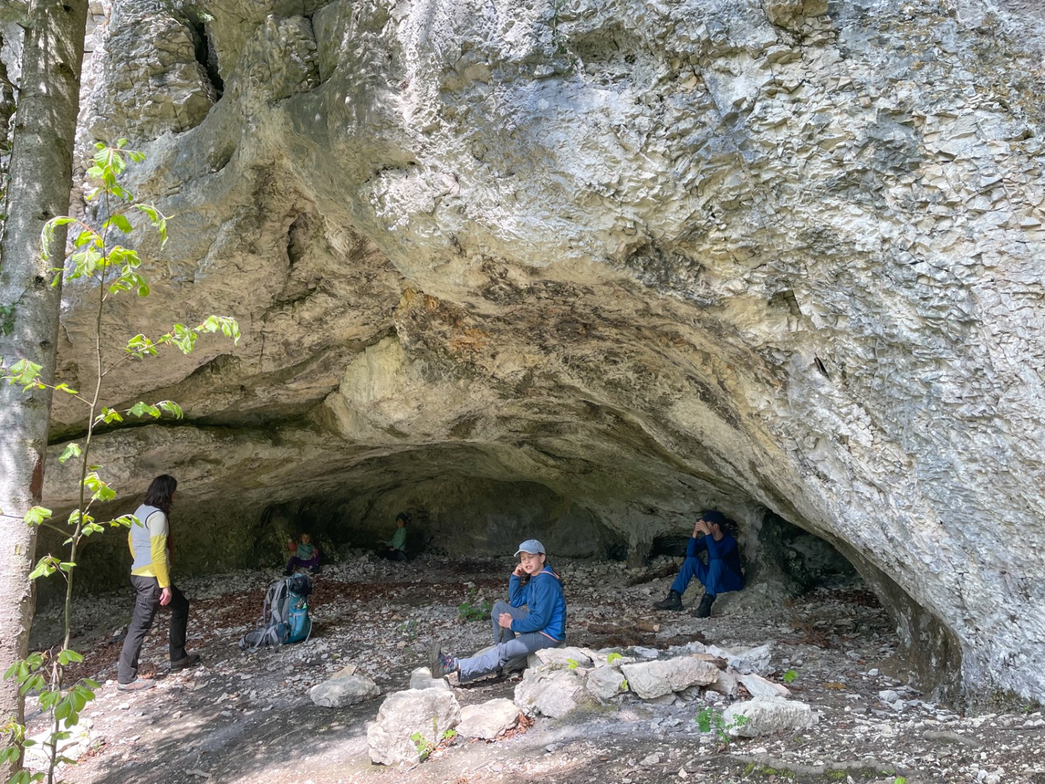 Une autre grotte peu avant Klösterli. Photo: Rémy Kappeler