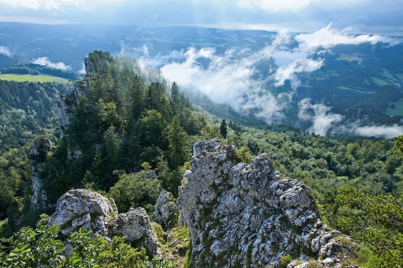 Les Sommêtres im jurassischen Naturpark Doubs