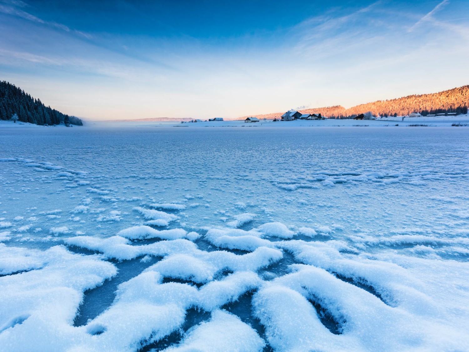 On peut faire l’expérience de conditions arctiques ici. Photo: Vincent Bourrut