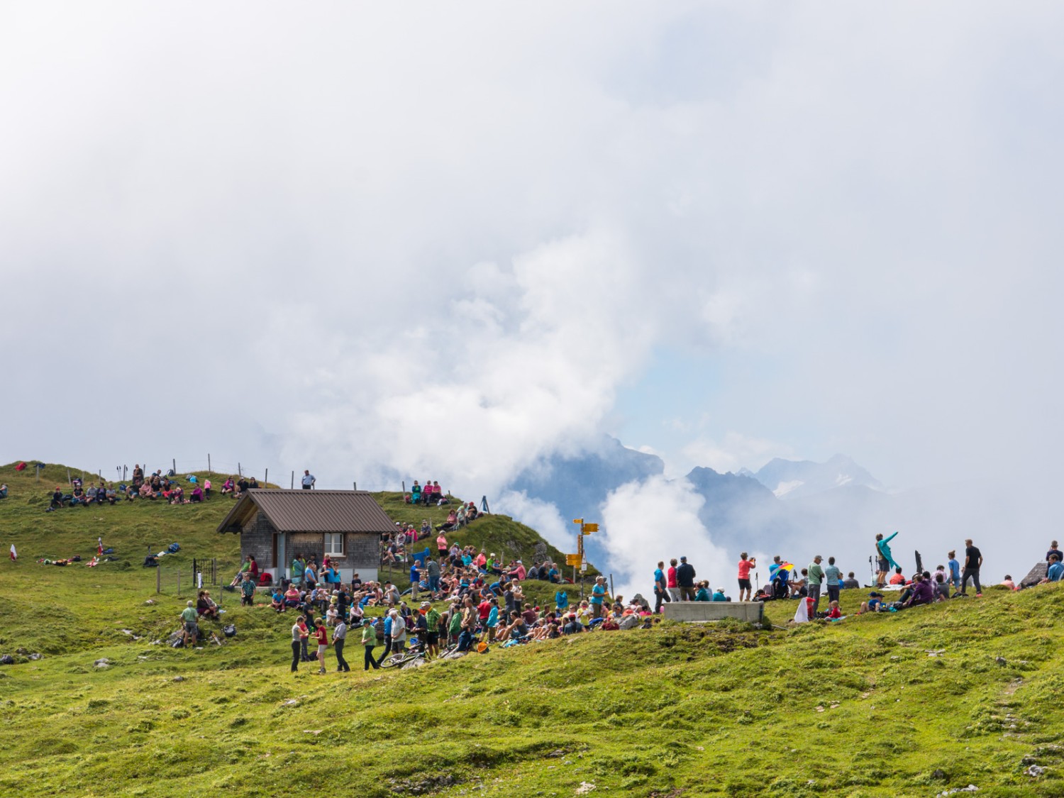 Forte affluence au Chinzig: chaque 15 août, une messe y est célébrée. Photo: Franz Ulrich