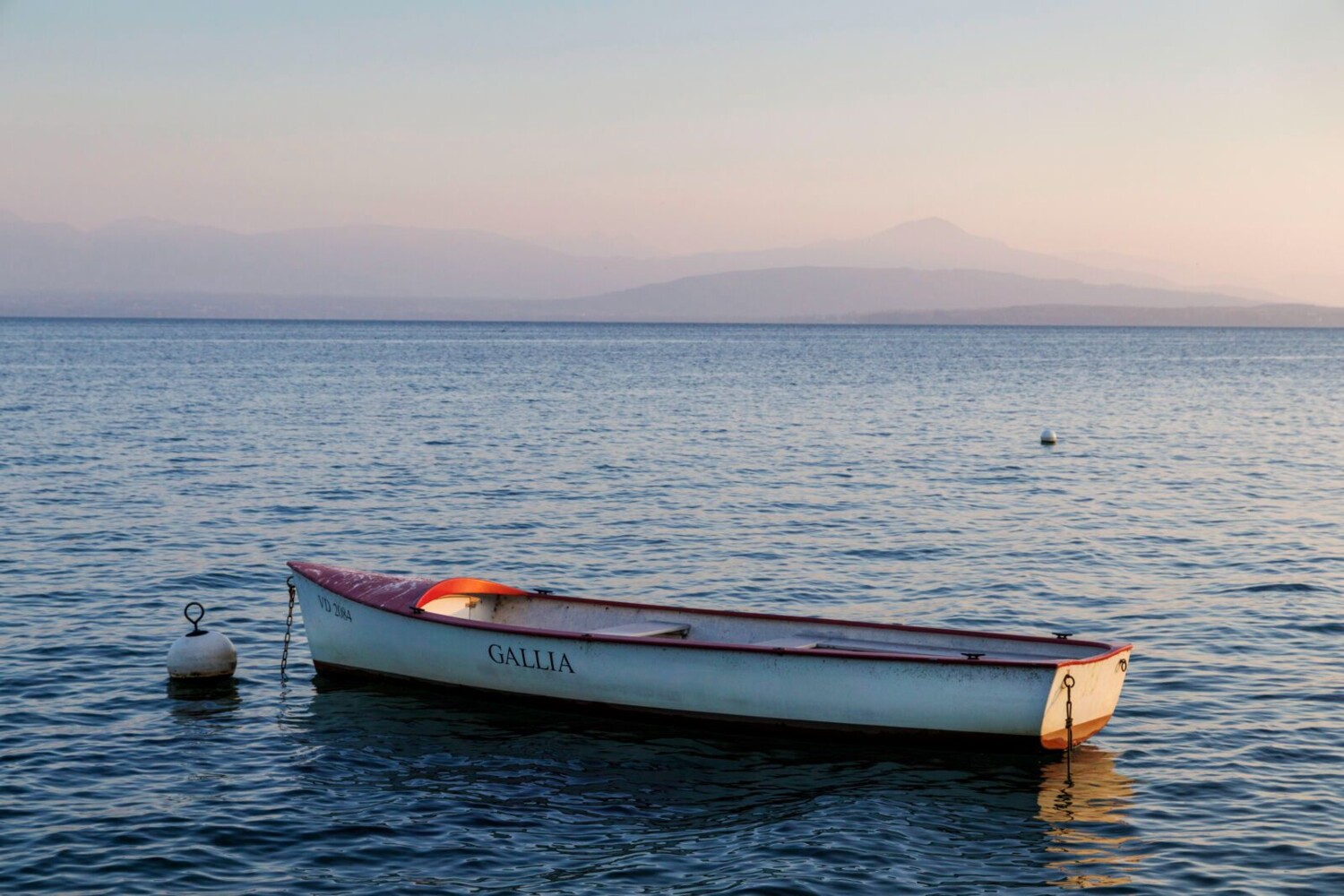 Scène poétique sur le Léman