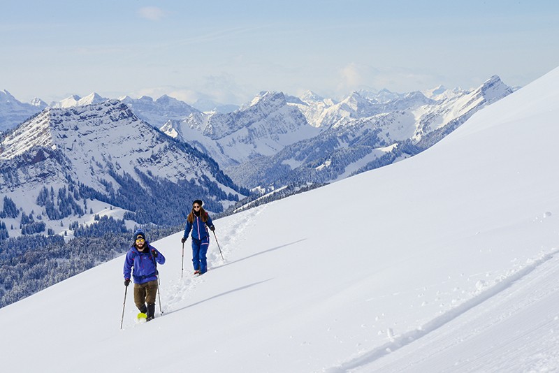 Le chemin qui mène au Kronberg offre un panorama somptueux. Photos: Daniel Fuchs