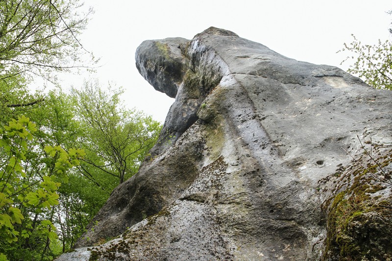 La silhouette rocheuse massive de la Fille de mai. Photo: Andreas Sommer