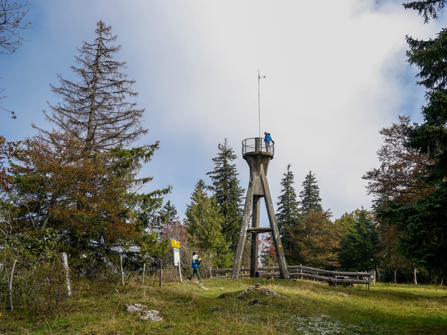 La tour d’observation sur le Mont Raimeux.