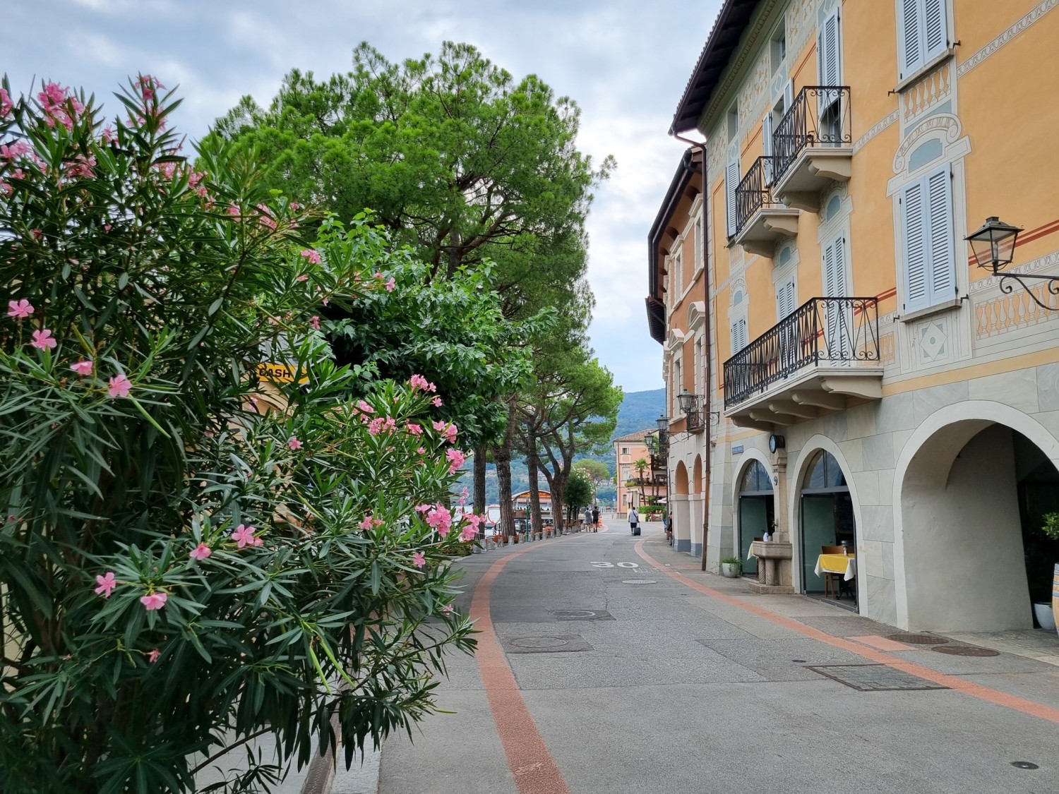 Ziel erreicht: Uferpromenade in Morcote. Bild: Nathalie Stöckli