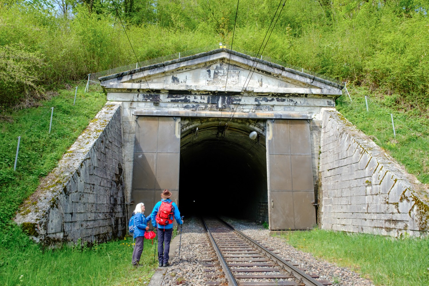 Tout droit le long des rails. Photo: Iris Kürschner

