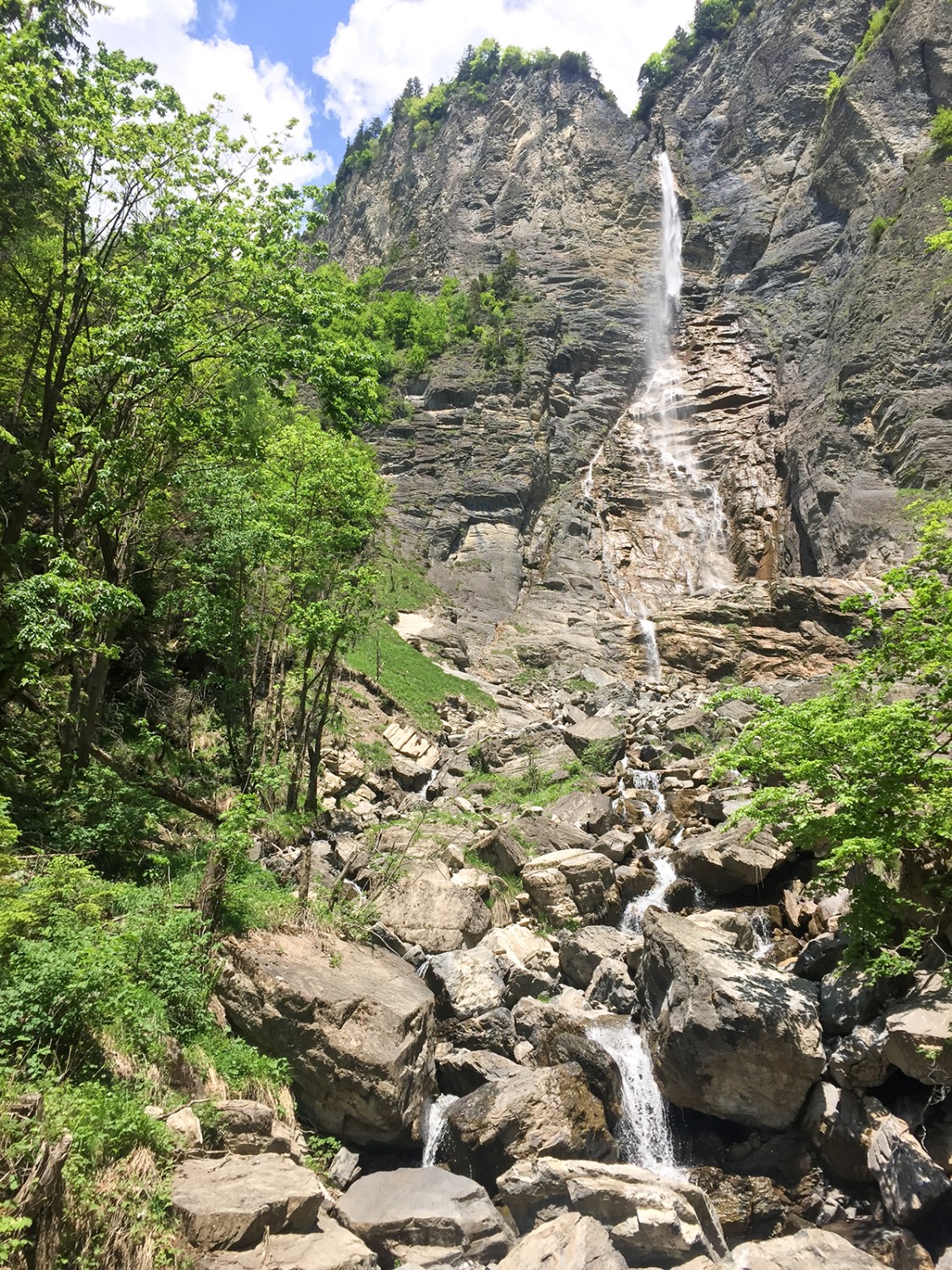 La cascade du Milibach.