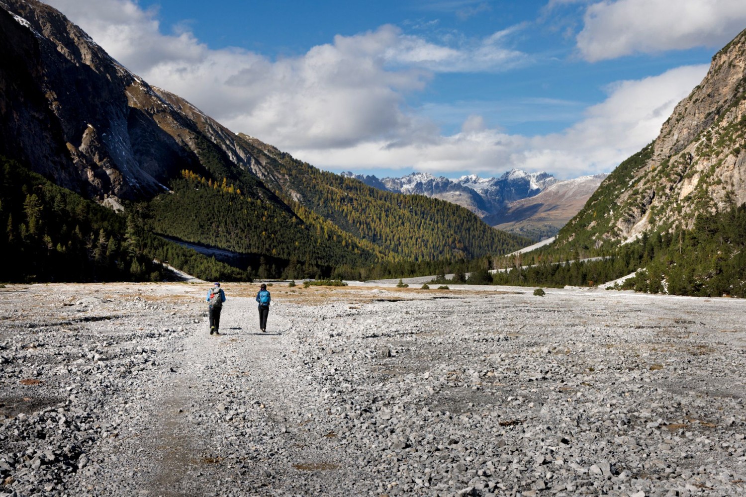 Dans le Val Plavna, les laves torrentielles modifient constamment le paysage.