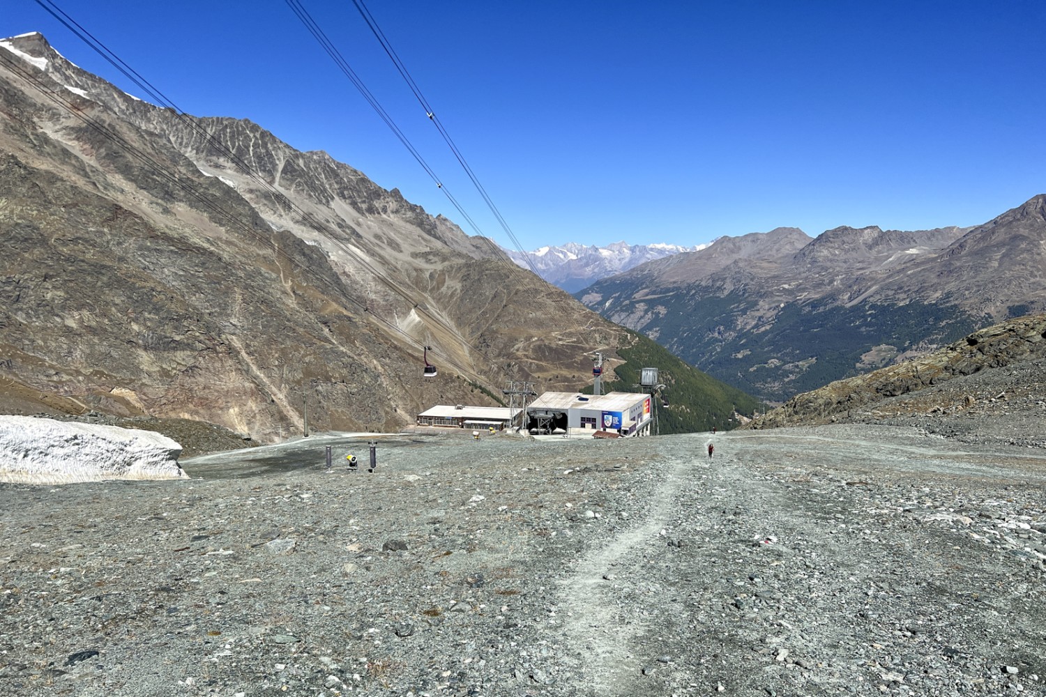 Die Mittelstation Morenia, Ausgangspunkt unserer Wanderung. Bild: Pascal Bourquin