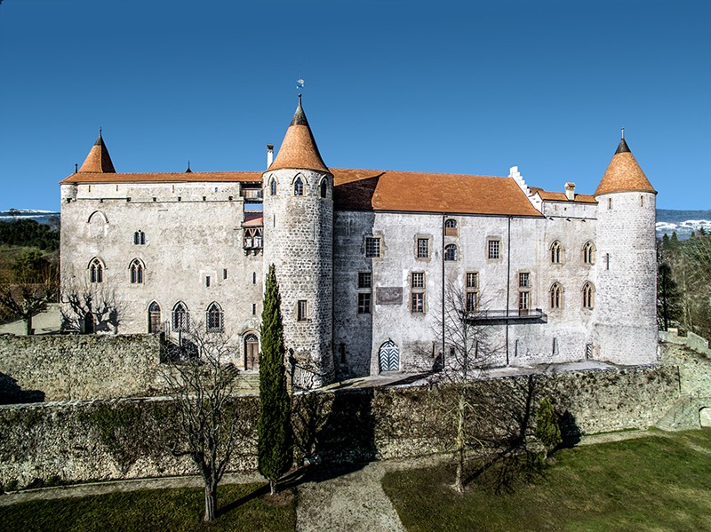 Le château de Grandson, la forteresse du lac de Neuchâtel. Photos: Association «Les Châteaux suisses»