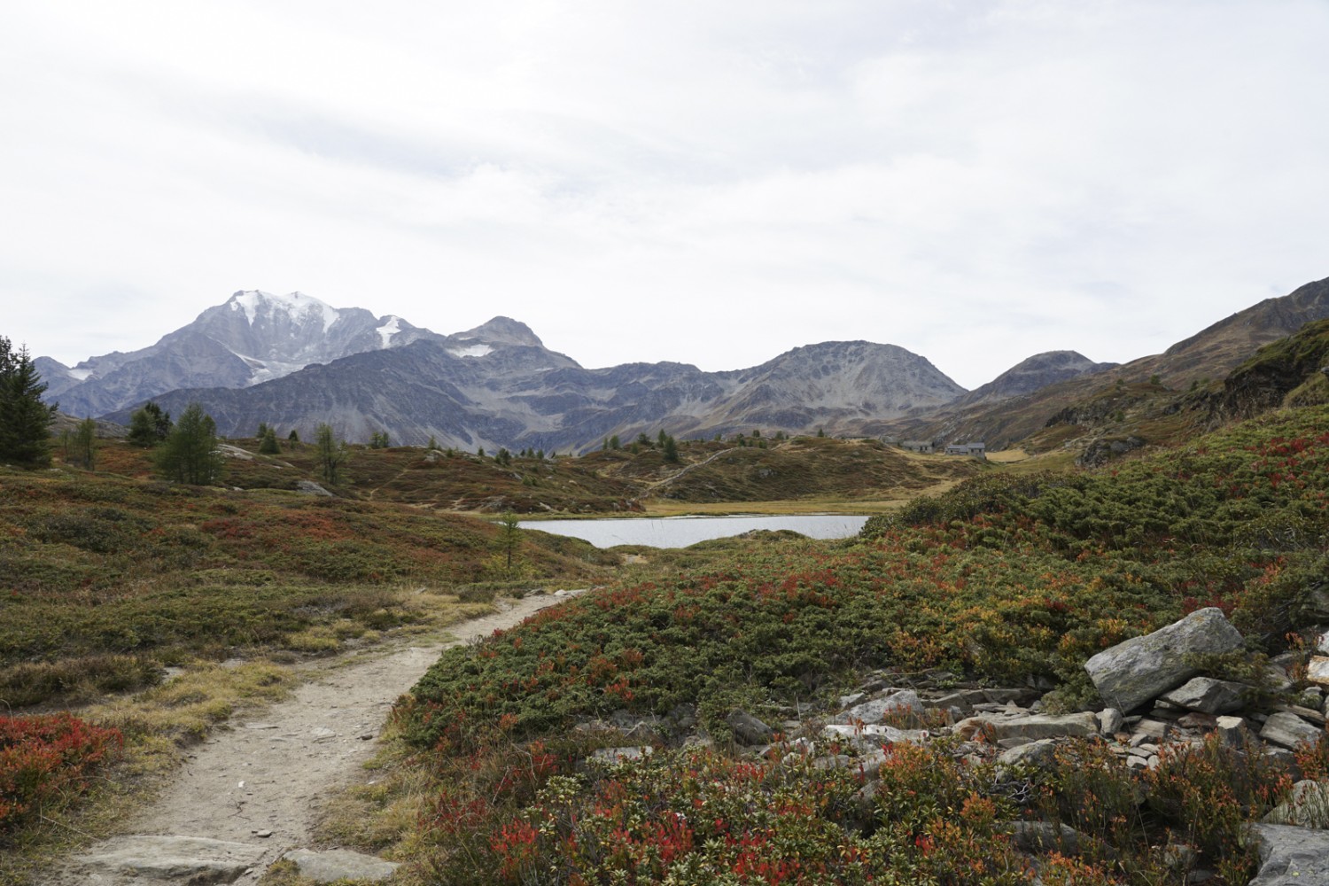 Le détour par le lac Hopschusee en vaut la peine. Photo: Reto Wissmann