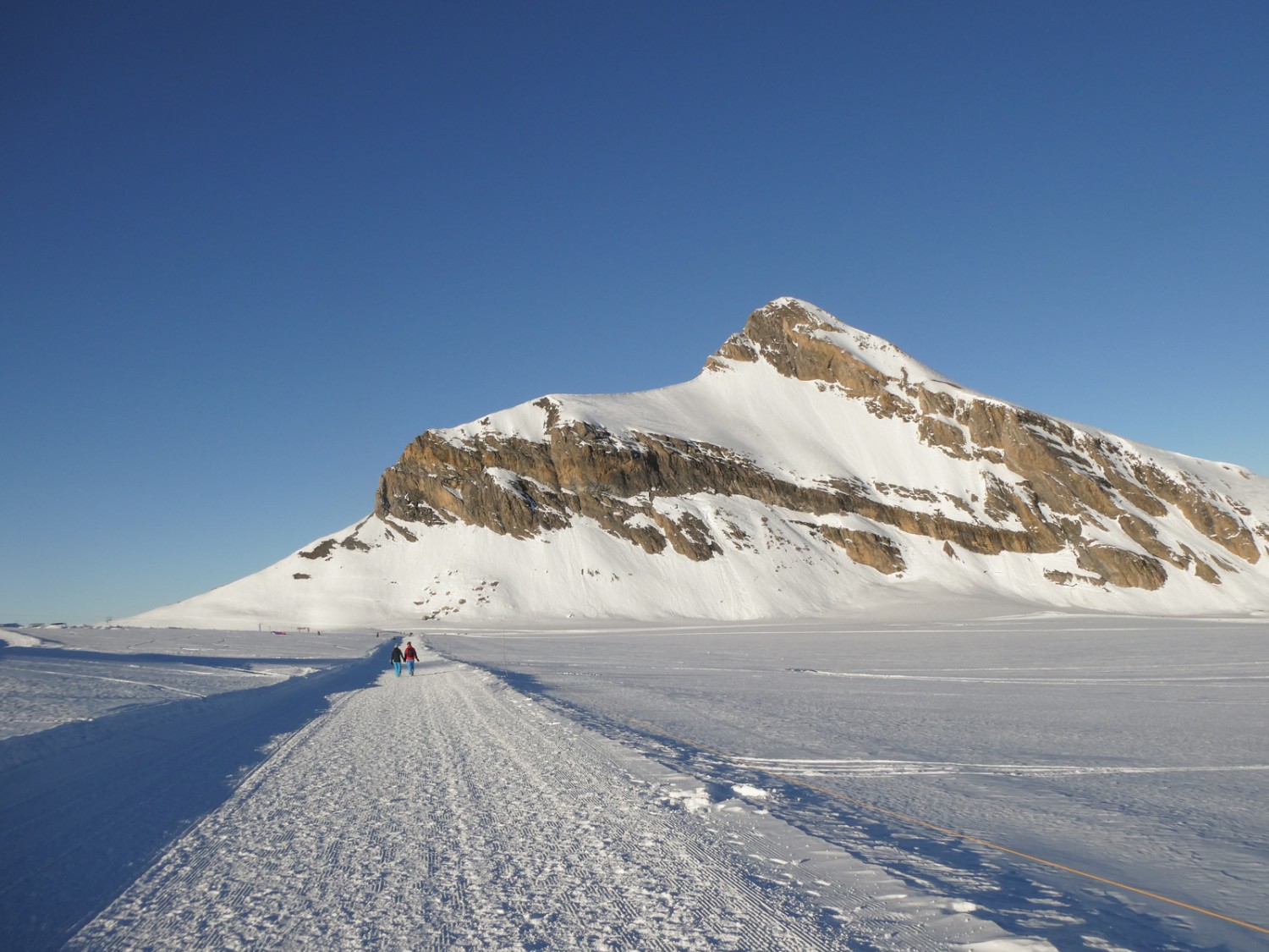 La Becca d’Audon surplombe fièrement le glacier. Photo: Rémy Kappeler