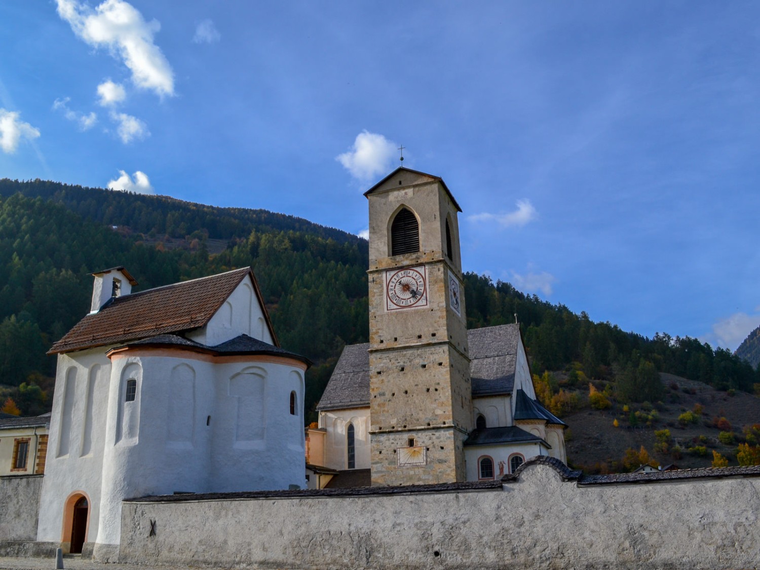 Le monastère Son Jon, à Müstair, figure sur la liste du patrimoine mondial de l’Unesco. Photo: Sabine Joss