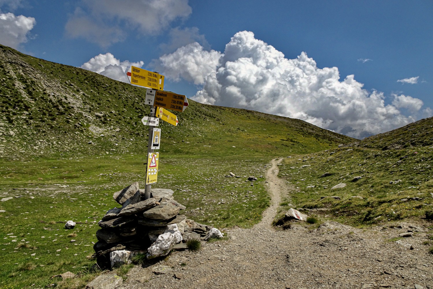 Au Col de Bistinen. Photo: Pascal Bourquin