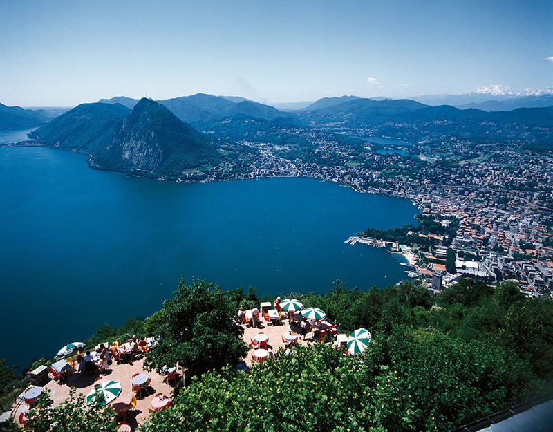 Vue du Monte Brè sur Lugano.
Photo: swiss-image.ch