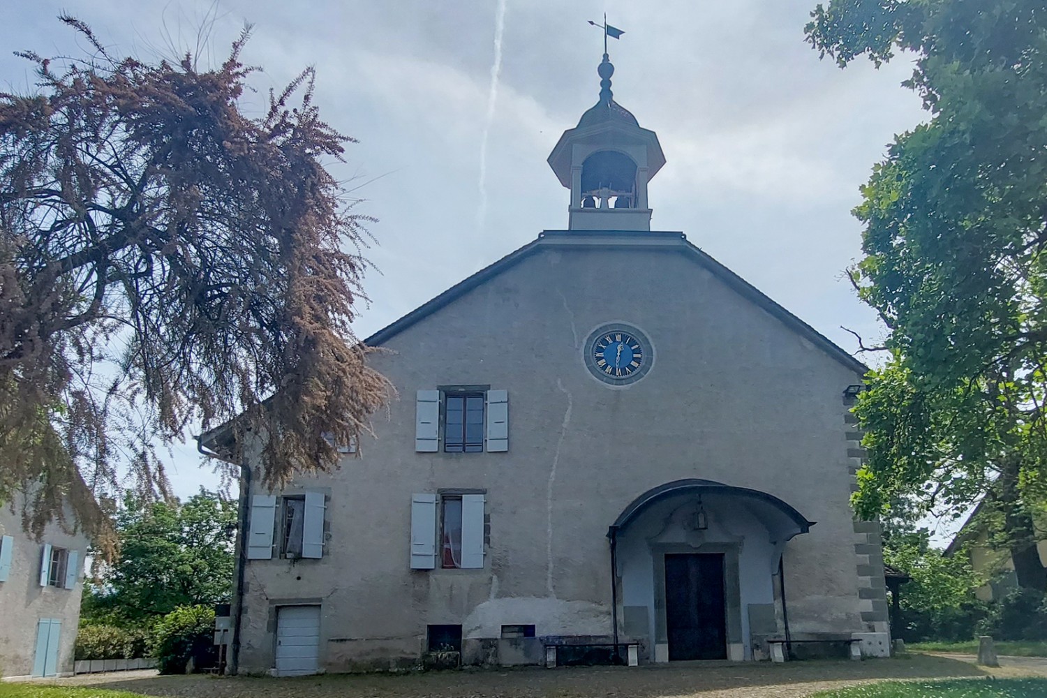 Der «Tempel von Cartigny» (le temple de Cartigny) wurde im Jahr 1772 erbaut. Bild: Tatjana Häuselmann