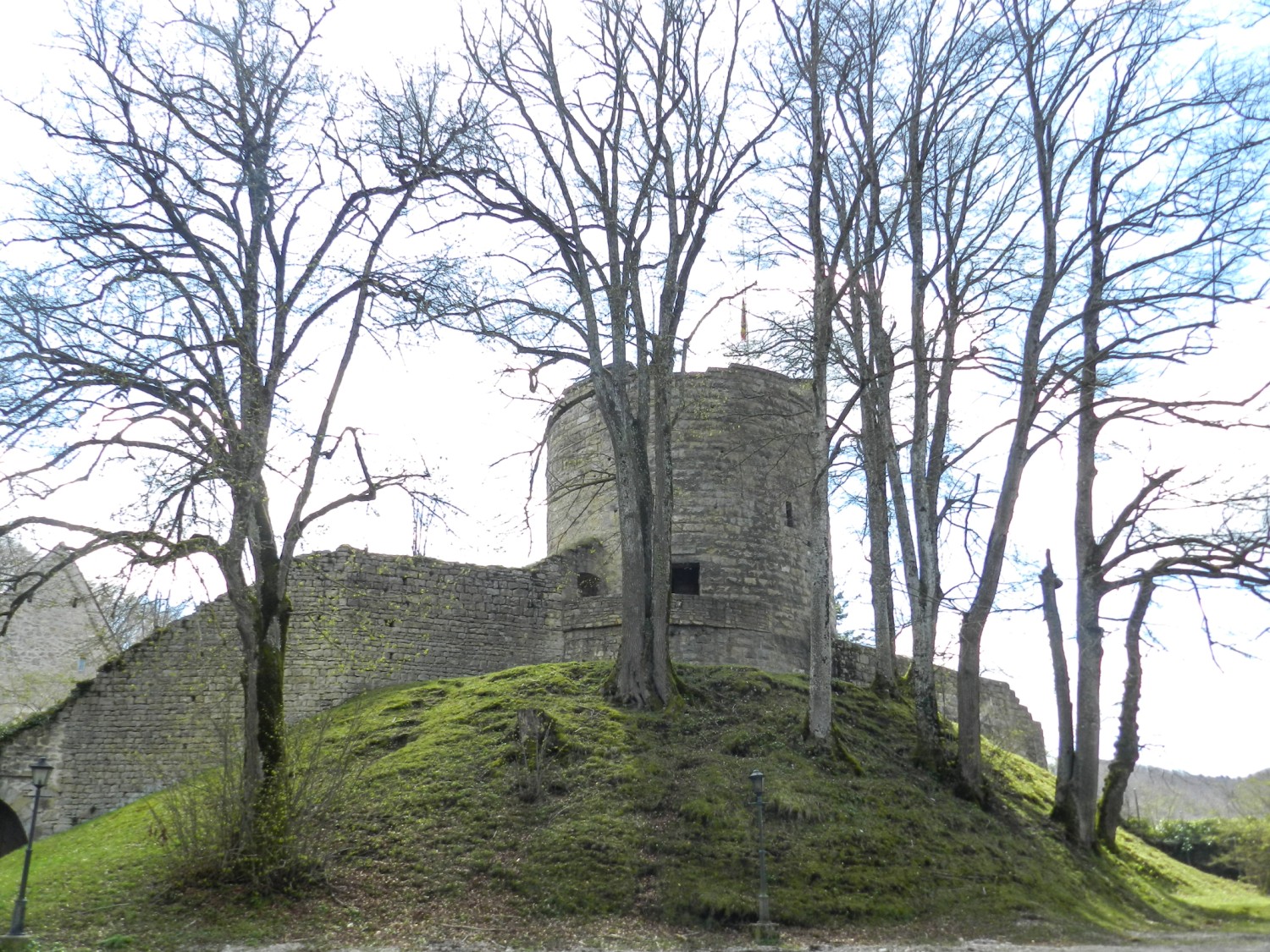 Un symbole visuel de la région: le château de Pleujouse, désormais transformé en restaurant. Photo: Patricia Michaud