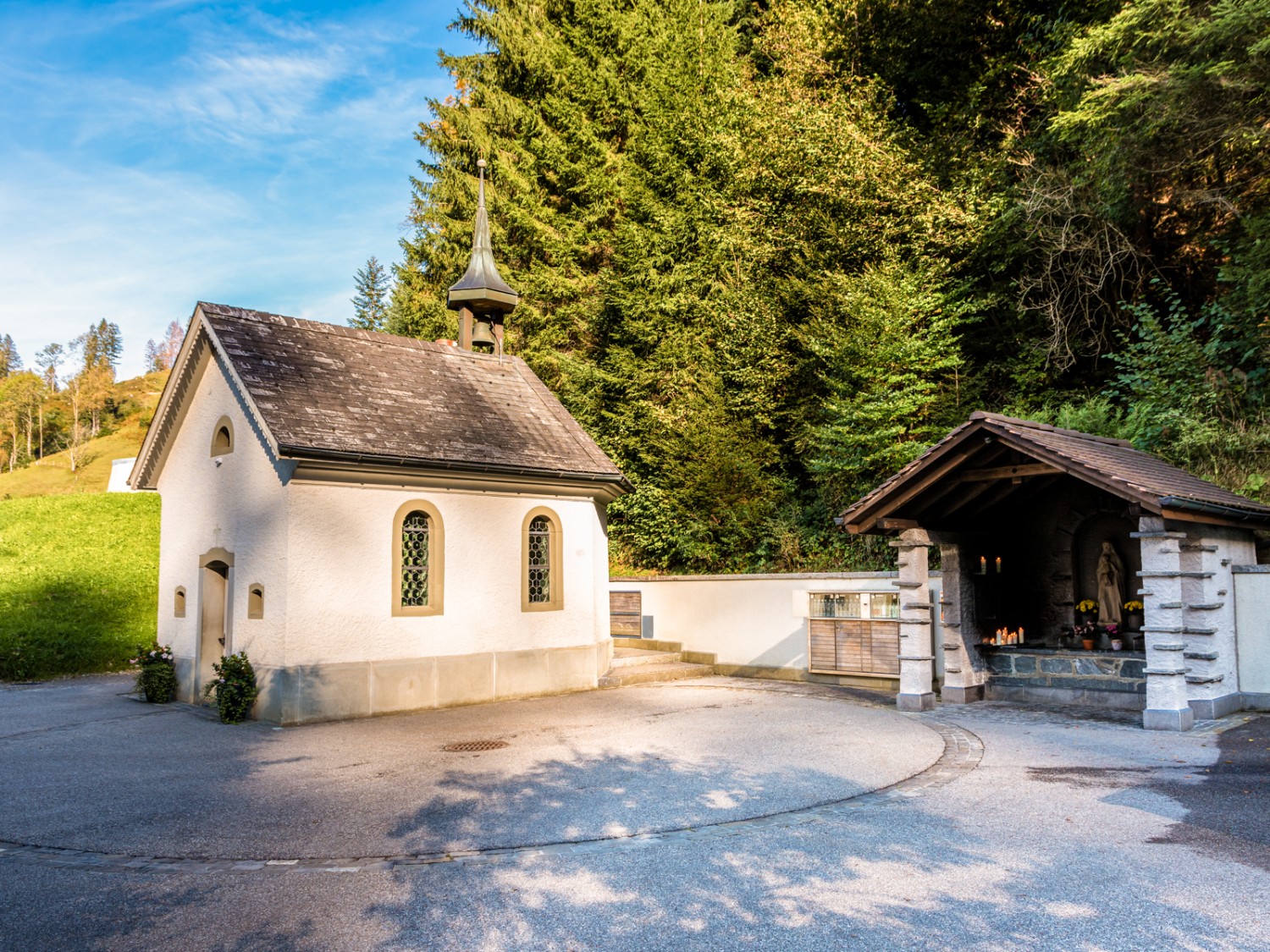 La chapelle de Luthern Bad, où se trouve la source thérapeutique. Photo: Franz Ulrich