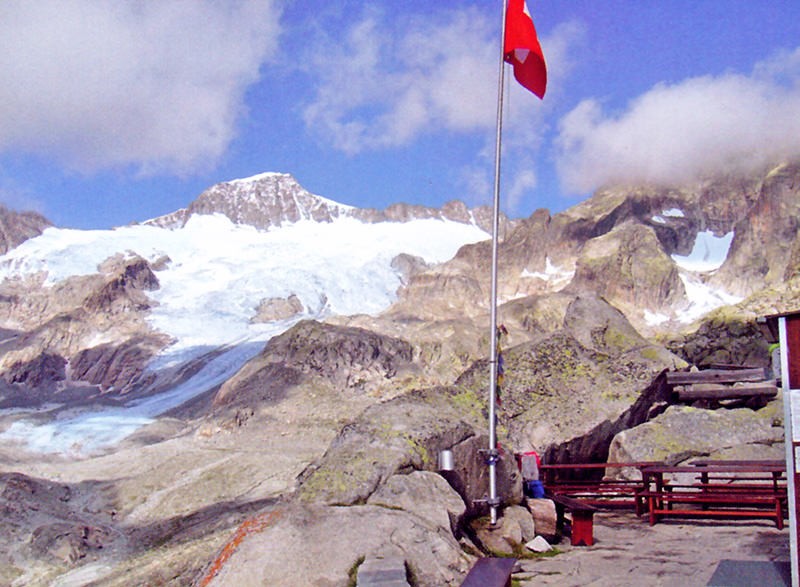 La cabane Albert Heim doit son nom à un professeur de géologie et chercheur alpin suisse. Photo: Werner Nef