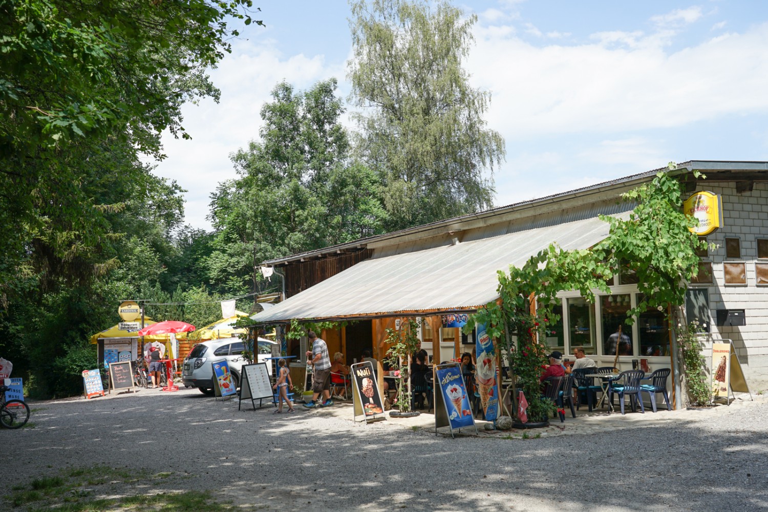 Dans le quartier de Sensematt, on trouve deux restaurants au bord de l’eau. Photo: Reto Wissmann