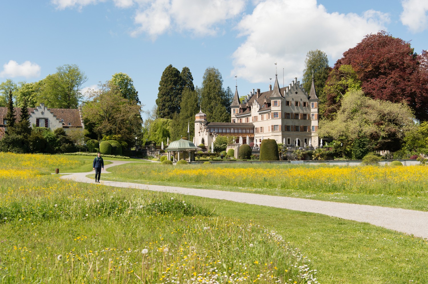 Le Seeburgpark à Kreuzlingen est le plus grand parc public au bord du lac de Constance. Photo: Raja Läubli