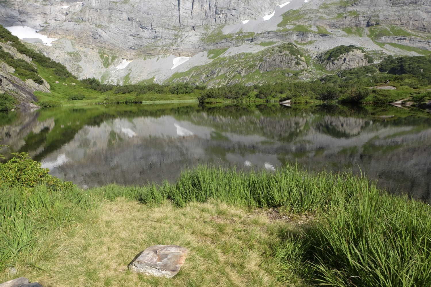 Auf der Wanderung kommt man am Fulensee vorbei, einem Moorsee auf 1700 m ü.M. Bild: Elsbeth Flüeler