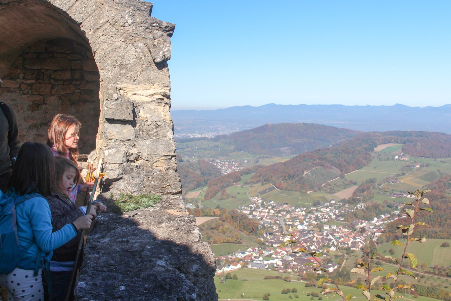 Vue magnifique depuis le château. Photo: Ulrike Marx