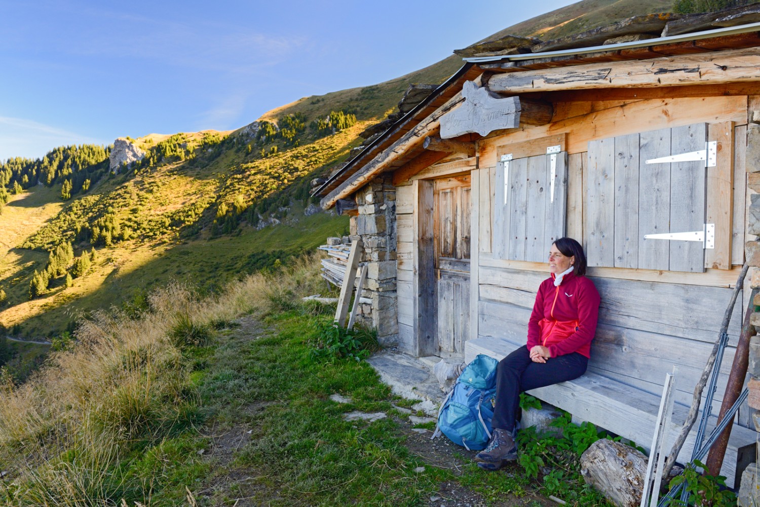 Alpage sur le flanc nord des Dents du Midi, dans la région d’Antème. Photo: natur-welten.ch
