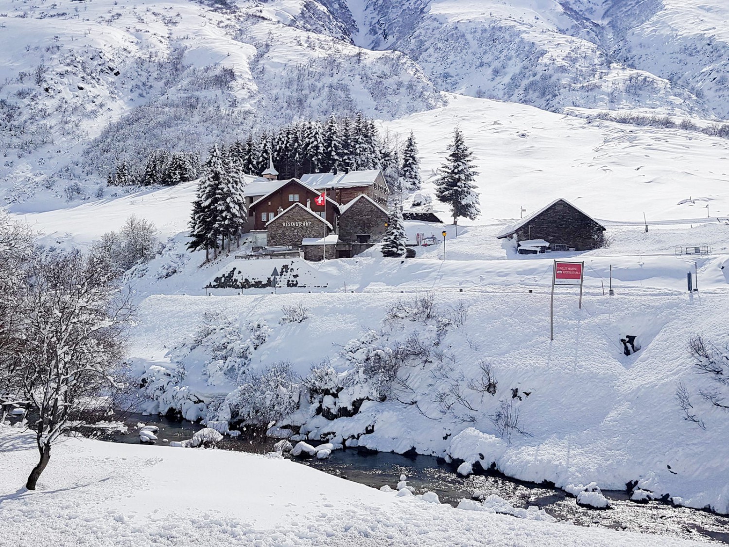 Zumdorf, le plus petit village de Suisse. Photo: Laura Riedi
